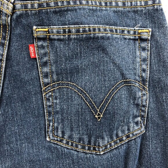 Vintage Levis Womens 569 Jeans Size 18 Loose Straight Classic Blue Denim Casual - Picture 10 of 13